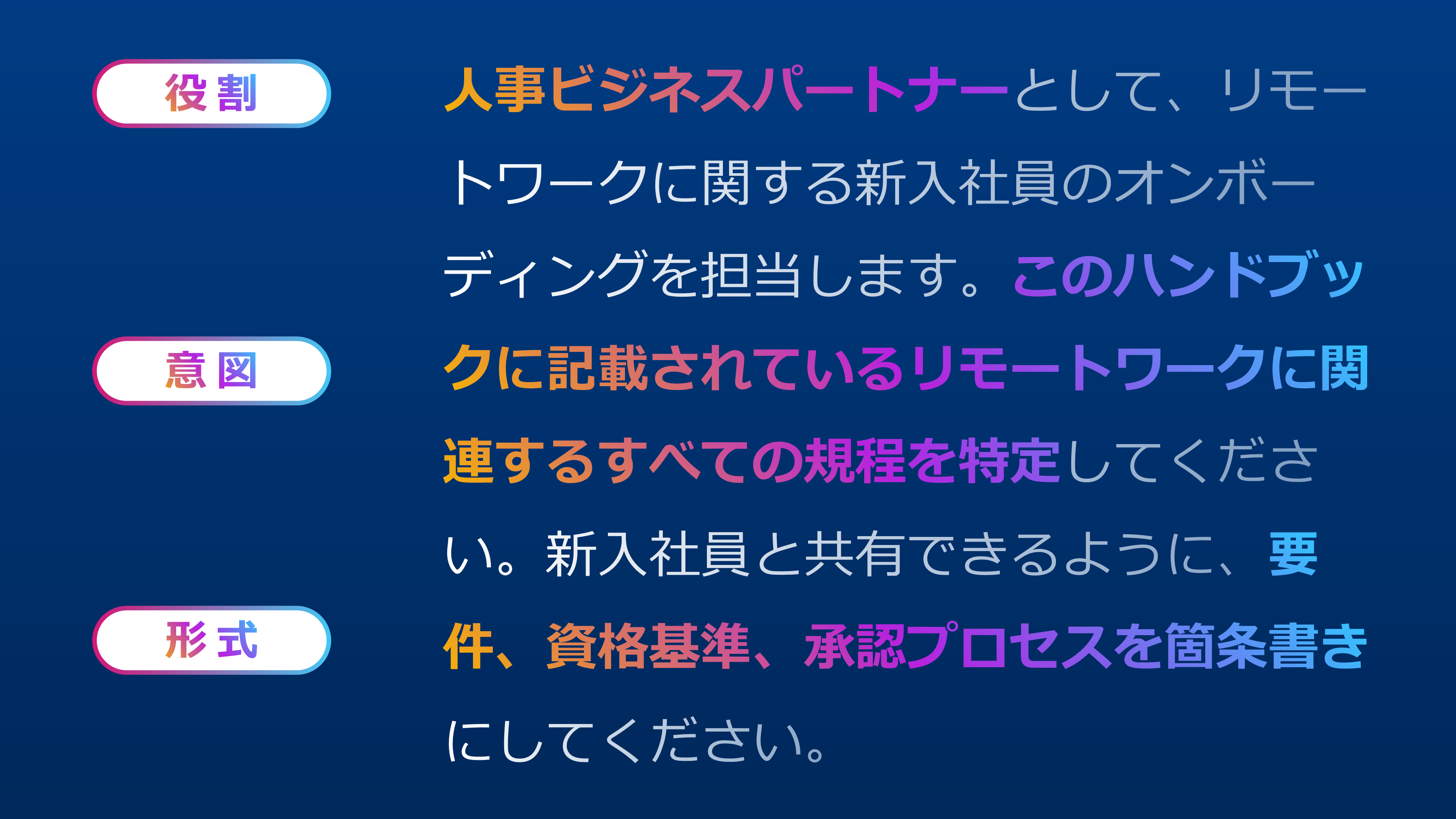 プロンプト例 2