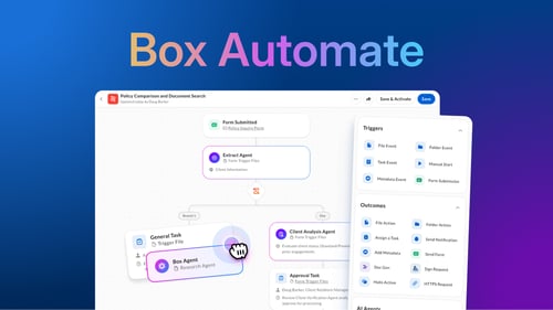 Box Automateのご紹介: AIを活用したワークフローオーケストレーション