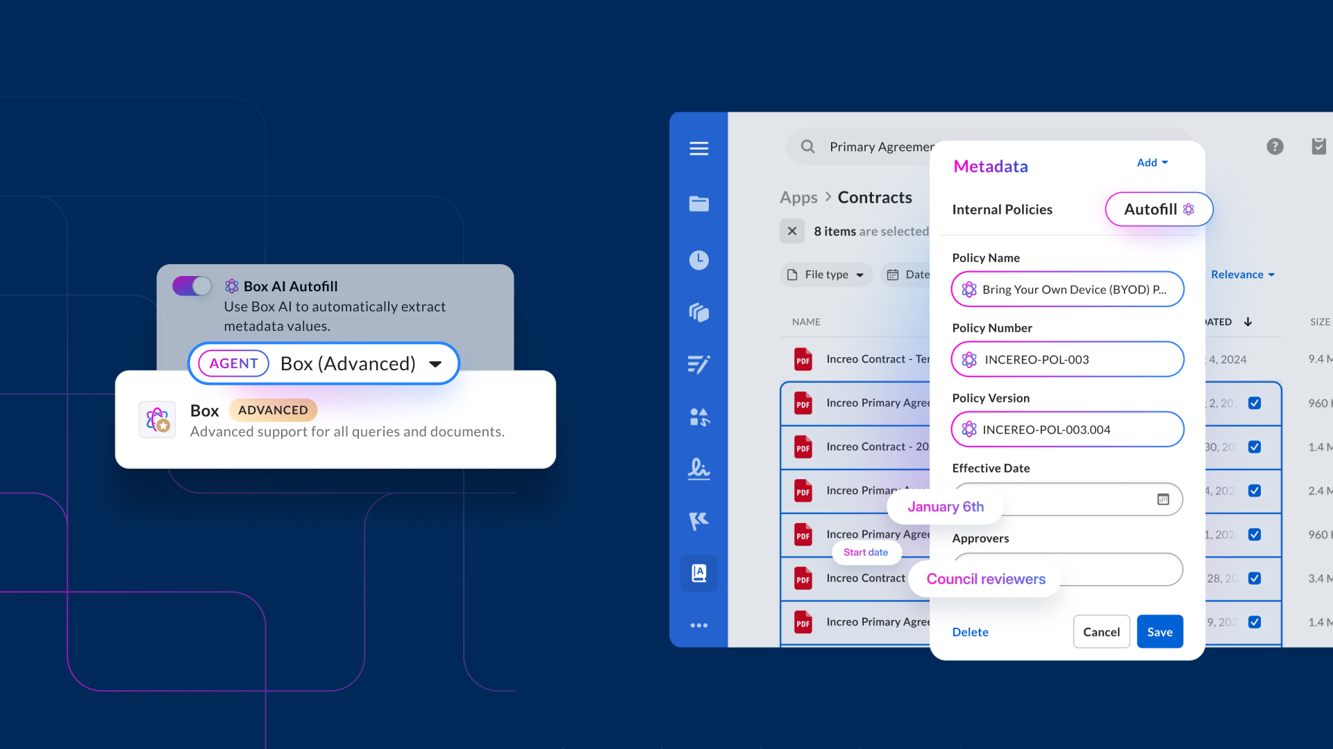 Box AI Agent - enhanced extraction