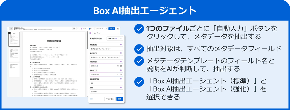 Box AI抽出エージェントとカスタム抽出エージェントの違い