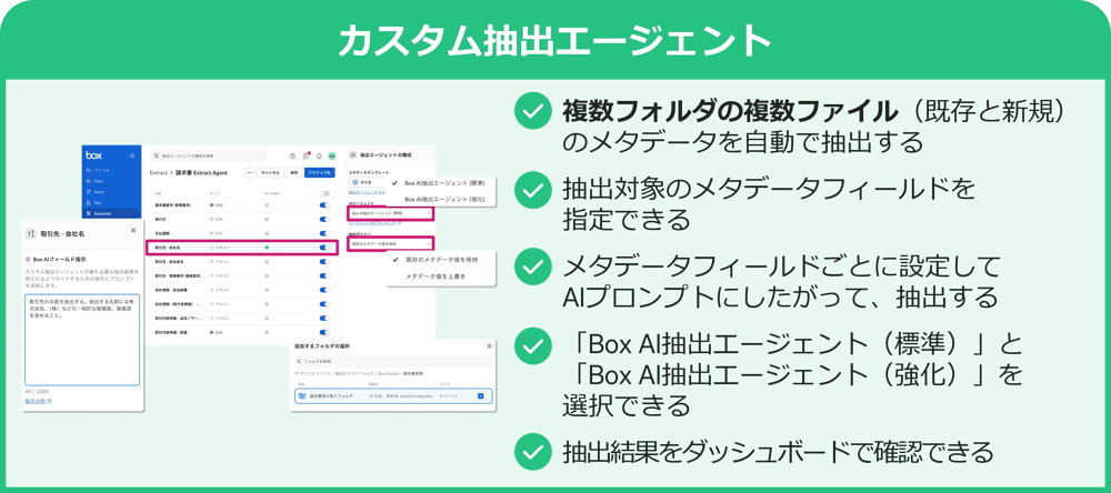 Box AI抽出エージェントとカスタム抽出エージェントの違い