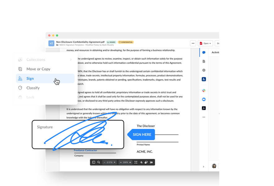 Box Sign App Feature Box Signとは? | Boxsquare