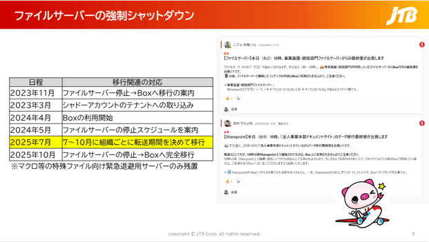 分散管理からの脱却 — JTBがBoxを採用した理由と（実務的）移行計画