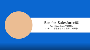 [Boxユースケースムービー] SalesforceとBoxでコンテンツ管理をもっと自由に・快適に