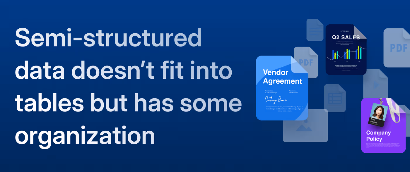 6-Semi-structured data doesn’t fit