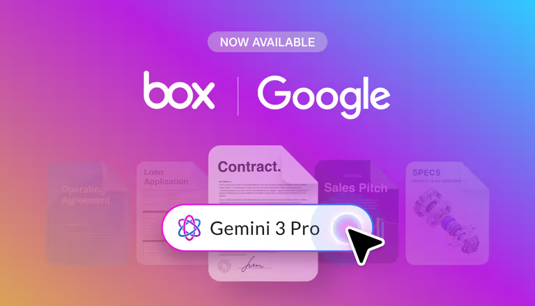 Box AIでGemini 3 Proが高度な企業向け論理を実現 | Box