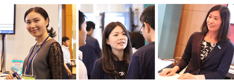 イベントを彩った活躍する女性たち〜展示エリア 03